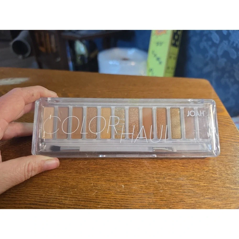 JOAH Color Haul Eyeshadow Palette 12‎ Matte Shimmer Gold Bronze